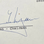 STEVE MCQUEEN * JSA LOA * Signed Movie Production Contract Autograph *