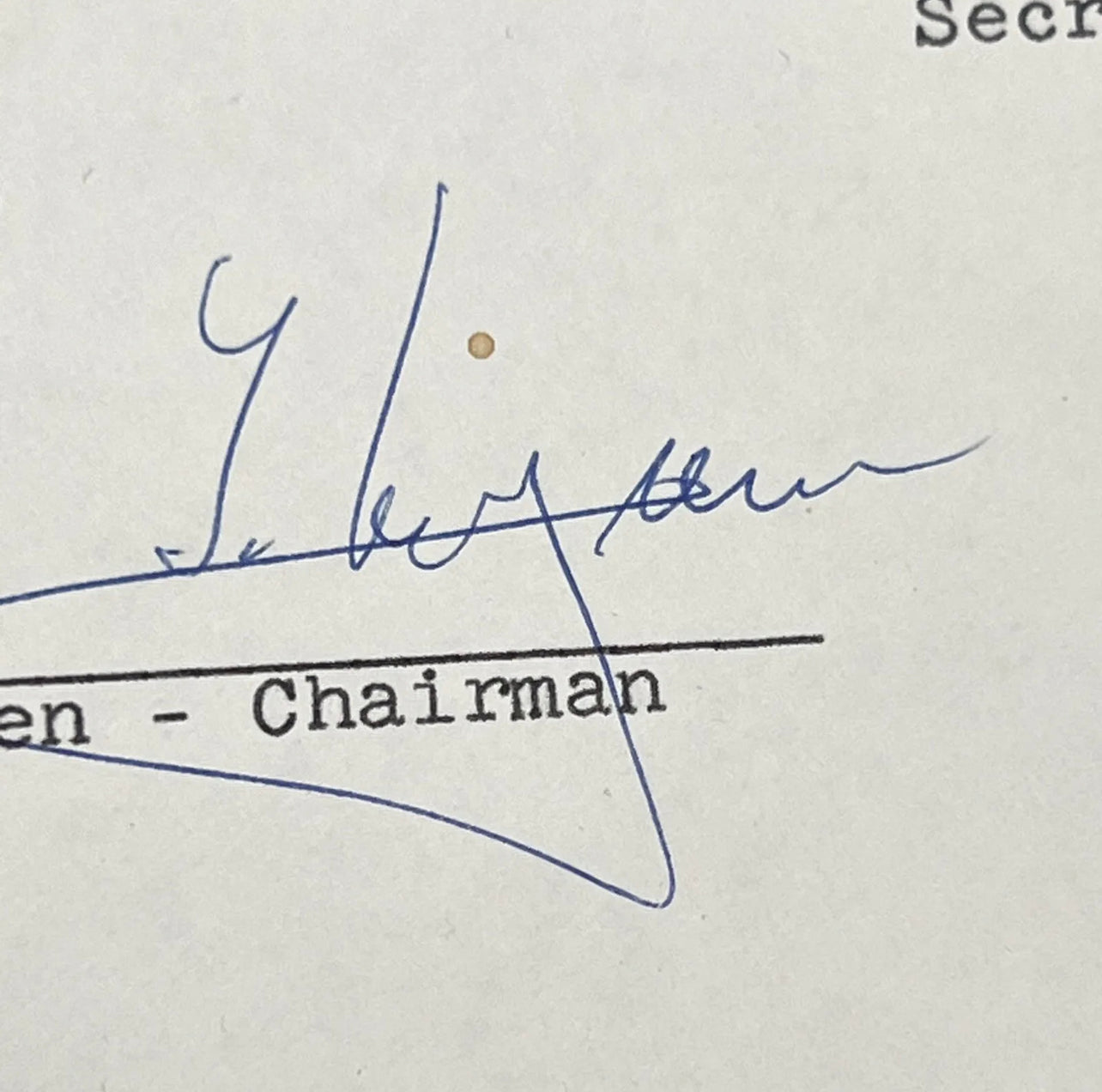 STEVE MCQUEEN * JSA LOA * Signed Movie Production Contract Autograph *