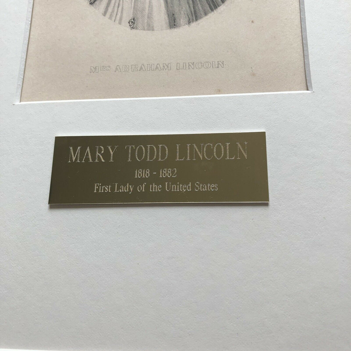 MARY TODD LINCOLN * BAS LOA * 1865 Executive Mansion Autograph Letter Signed *
