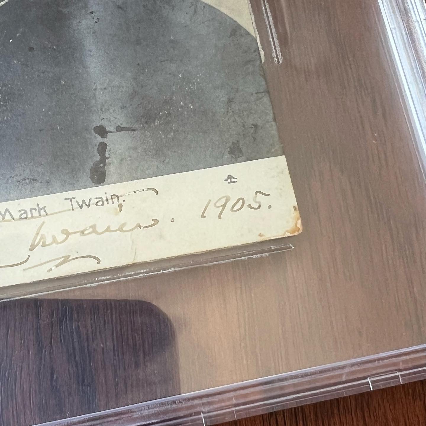 MARK TWAIN / SAMUEL L. CLEMENS * BAS Beckett * Signed Postcard Photo Autograph