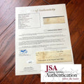 ANDREW JACKSON * JSA LOA * Autograph Cut Signature Signed * As President