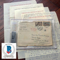 ERNEST HEMINGWAY * Beckett BAS * Autograph Envelope Signed & Personal Papers