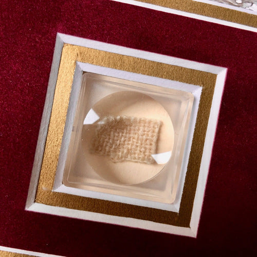 ABRAHAM LINCOLN * Genuine Assassination DEATHBED BANDAGE Relic * COA