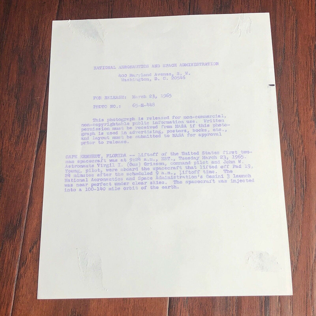 Gus Grissom * JSA * Scarce GEMINI 3 Rocket AUTOGRAPH Photo SIGNED * Apollo 1