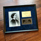 CLARA BARTON * EARLY * Authentic AUTOGRAPH Christmas Day Card SIGNED * Red Cross