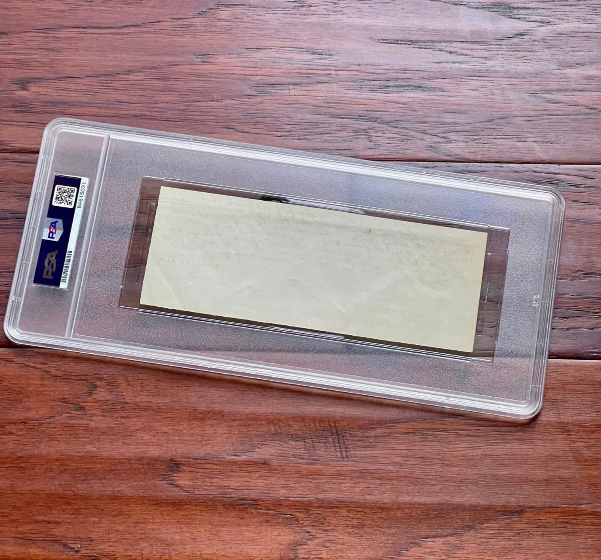 ABRAHAM LINCOLN * PSA/DNA Slab * Autograph Lengthy Handwritten Plea Signed