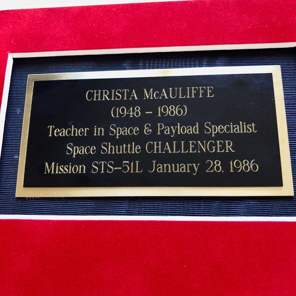 CHRISTA MCAULIFFE * JSA COA * Cut Autograph SIGNED * Challenger STS 51L