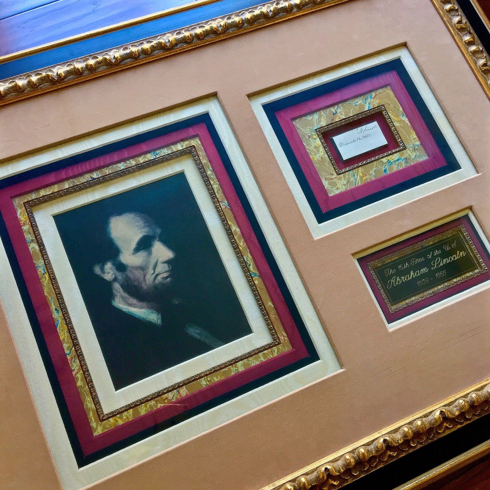ABRAHAM LINCOLN * Autograph Endorsement Signed * ONLY DAYS BEFORE ASSASSINATION