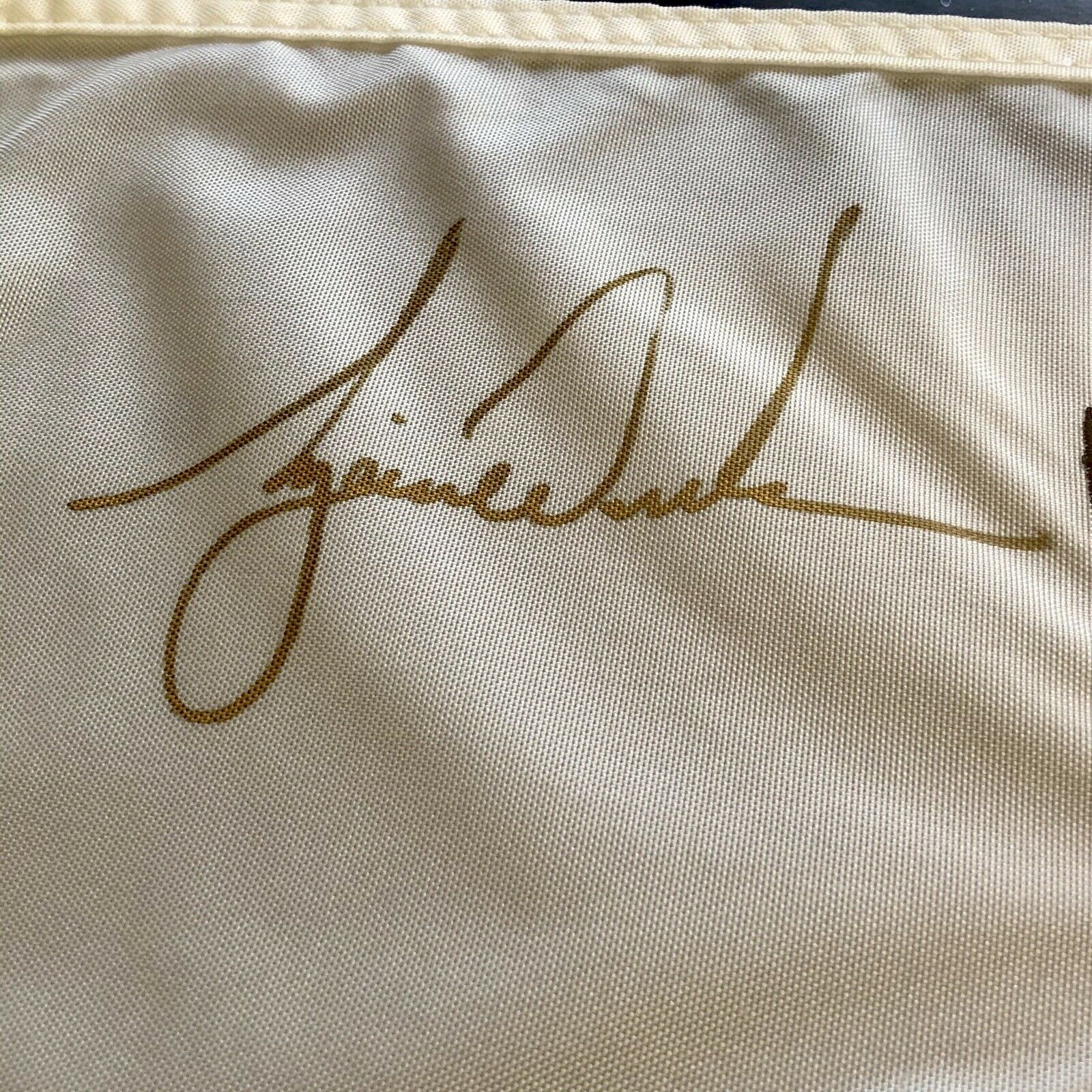 TIGER WOODS * UDA * Signed Pin Flag 2000 Valhalla Autograph Framed * Upper Deck