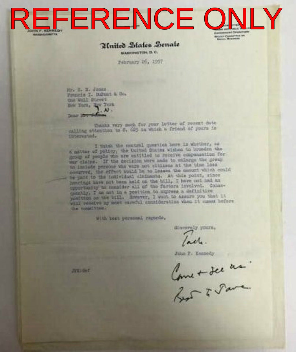 JOHN F. KENNEDY * Scarce Authentic JFK 1942 Used Golf Ball * President Autograph
