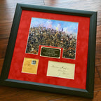 GEORGE CUSTER + MARCUS RENO "Last Stand" AUTOGRAPHS SIGNED * Little Bighorn