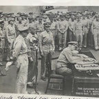 CHESTER W. NIMITZ * JSA LOA * Large Signed WWII Japan Surrender Photo Autograph
