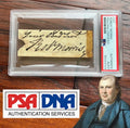 ROBERT MORRIS * PSA * Autograph Signed Cut Signature DOI Signer Founding Father