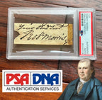 ROBERT MORRIS * PSA * Autograph Signed Cut Signature DOI Signer Founding Father