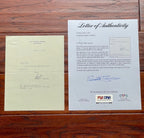 Robert & Ted Kennedy Letters PSA