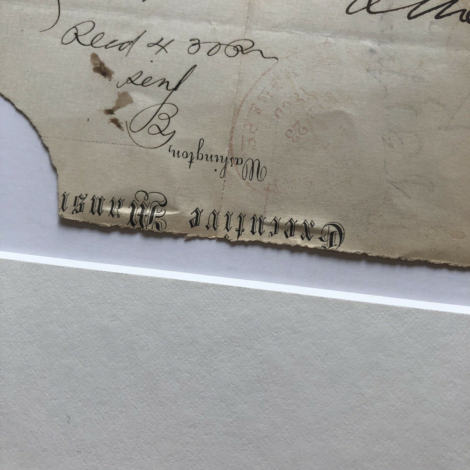 MARY TODD LINCOLN * BAS LOA * 1865 Executive Mansion Autograph Letter Signed *