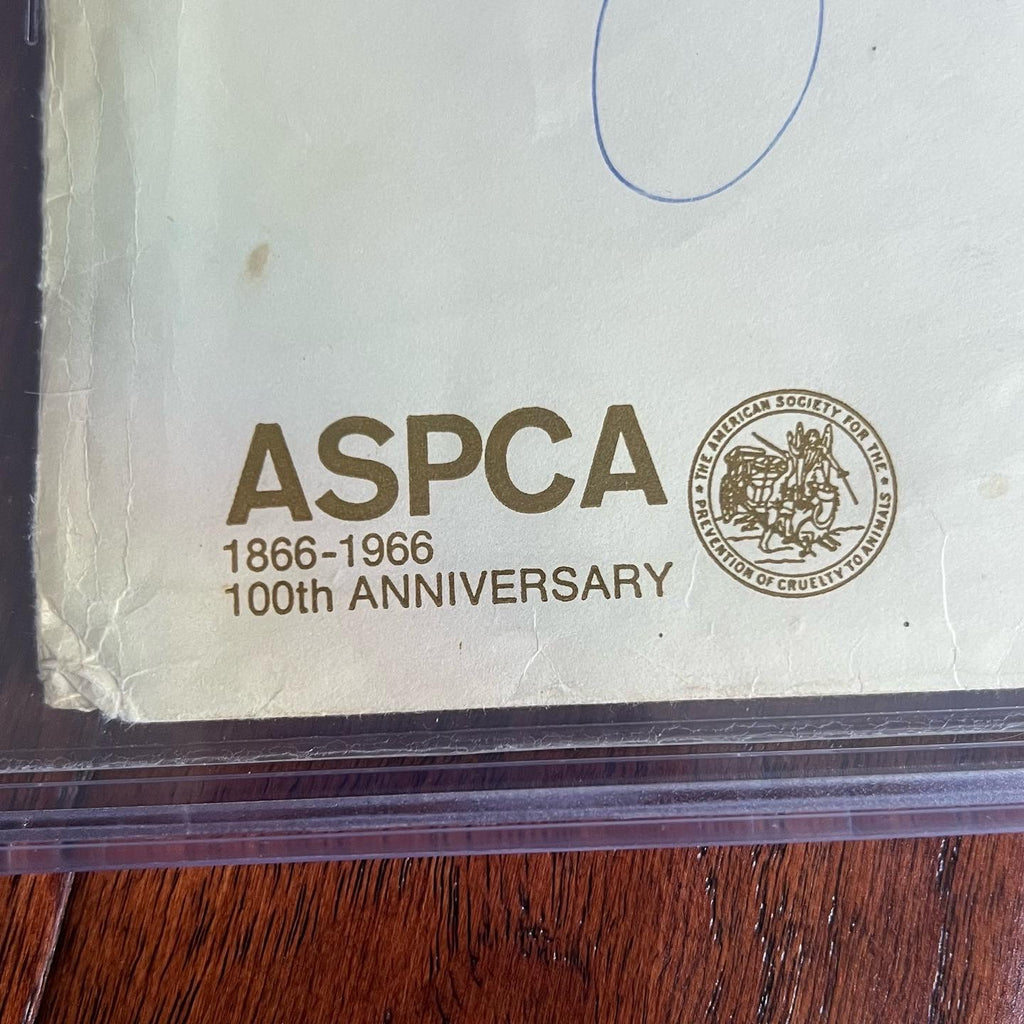 WALT DISNEY * Beckett BAS * Huge 7.5” ASPCA Autograph Envelope Signed Signature