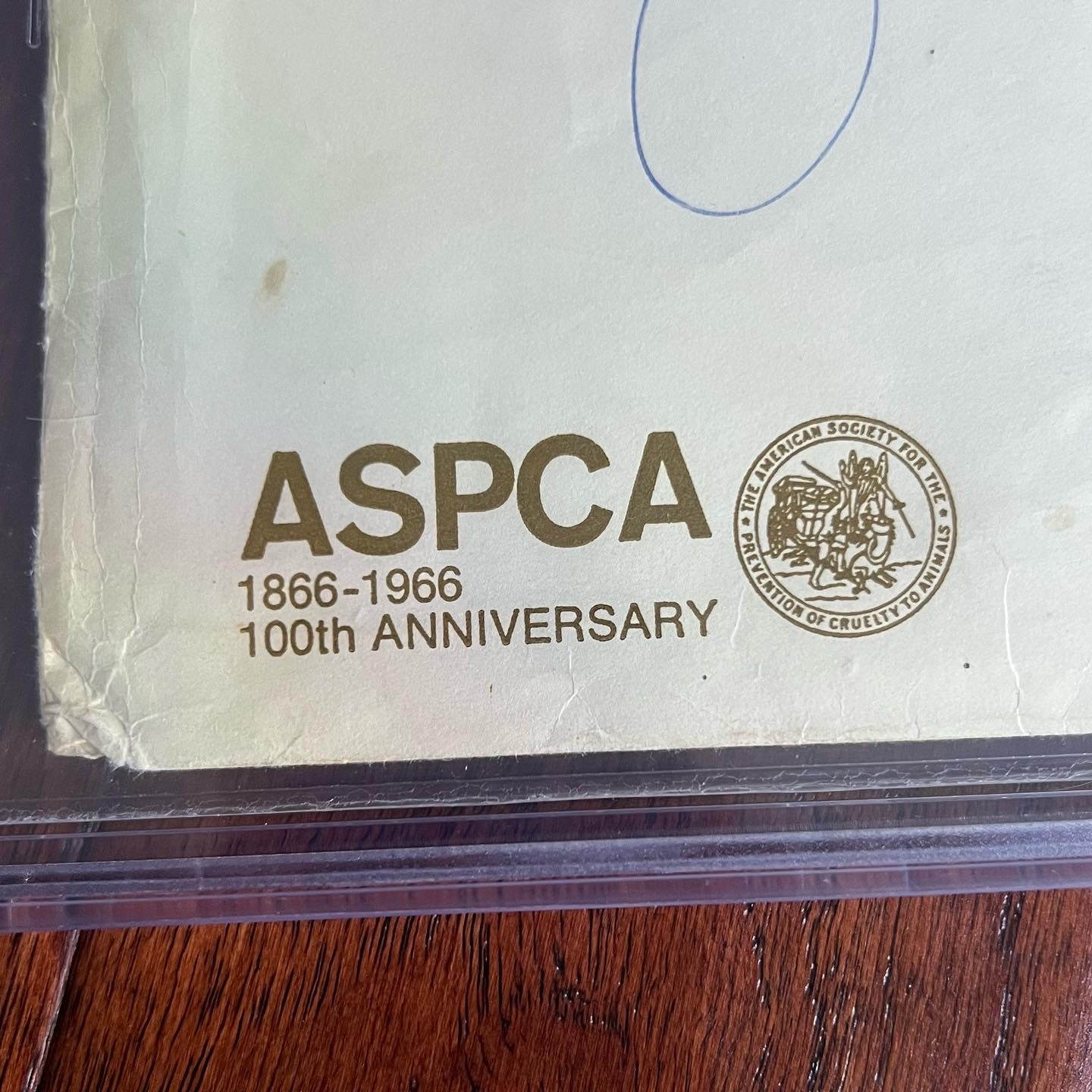 WALT DISNEY * Beckett BAS * Huge 7.5” ASPCA Autograph Envelope Signed Signature