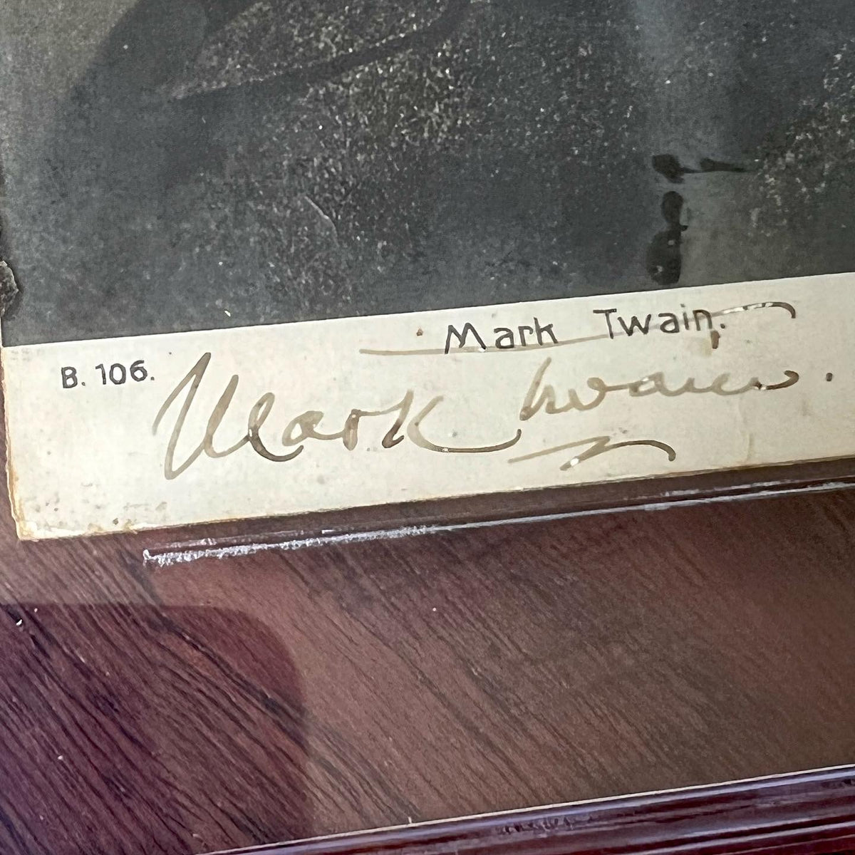 MARK TWAIN / SAMUEL L. CLEMENS * BAS Beckett * Signed Postcard Photo Autograph
