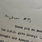 WINSTON S CHURCHILL * JSA LOA * Signed Letter RE "Drunkeness in UK" Autograph *
