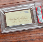 CHESTER A. ARTHUR * PSA/DNA * AUTOGRAPH White House Card SIGNED * as PRESIDENT