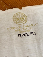 BILL CLINTON * JSA * AUTOGRAPH Letter SIGNED to Bro ROGER + rare PERSONAL photo!