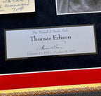 THOMAS EDISON * JSA * Ruthless 3 Page AUTOGRAPH Letter Firing 44 Men SIGNED