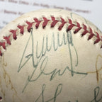 DONALD TRUMP & OJ SIMPSON * JSA LOA * Proof Autograph Signed Rawlings Baseball