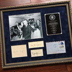 President LYNDON JOHNSON * Autograph JACQUELINE KENNEDY SIGNED * Lady Bird JFK