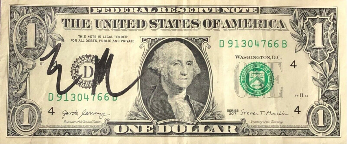 ELON MUSK * BAS Beckett * Graded 10 Autograph Dollar Bill Signed *