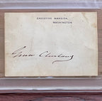 GROVER CLEVELAND * PSA/DNA Executive Mansion Autograph Card Signed as PRESIDENT