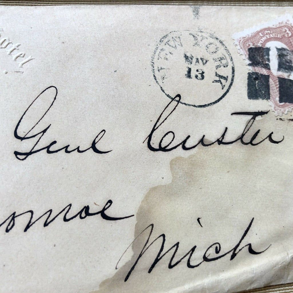 GEORGE CUSTER * JSA * Handwritten Autograph Envelope Signed * Little Big Horn