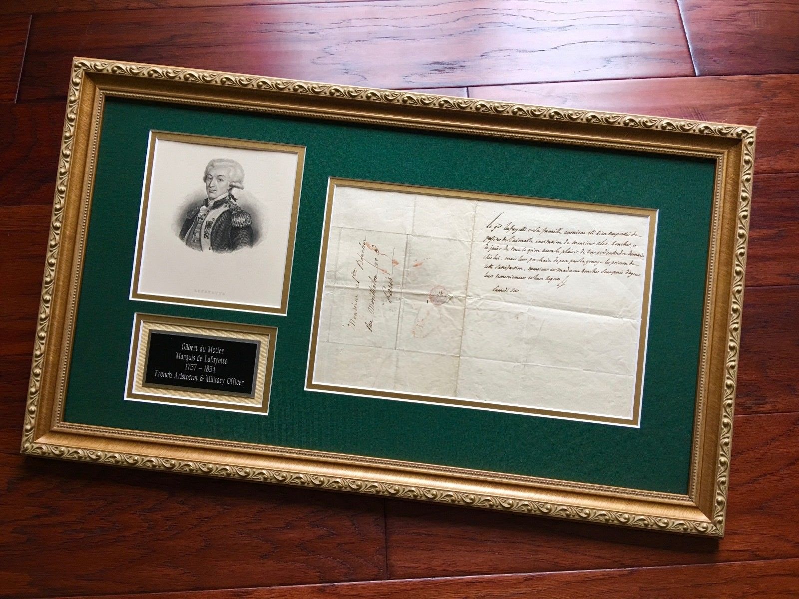 MARQUIS DE LAFAYETTE * PSA/DNA * 2x SIGNED Autograph Letter * Revolutionary War