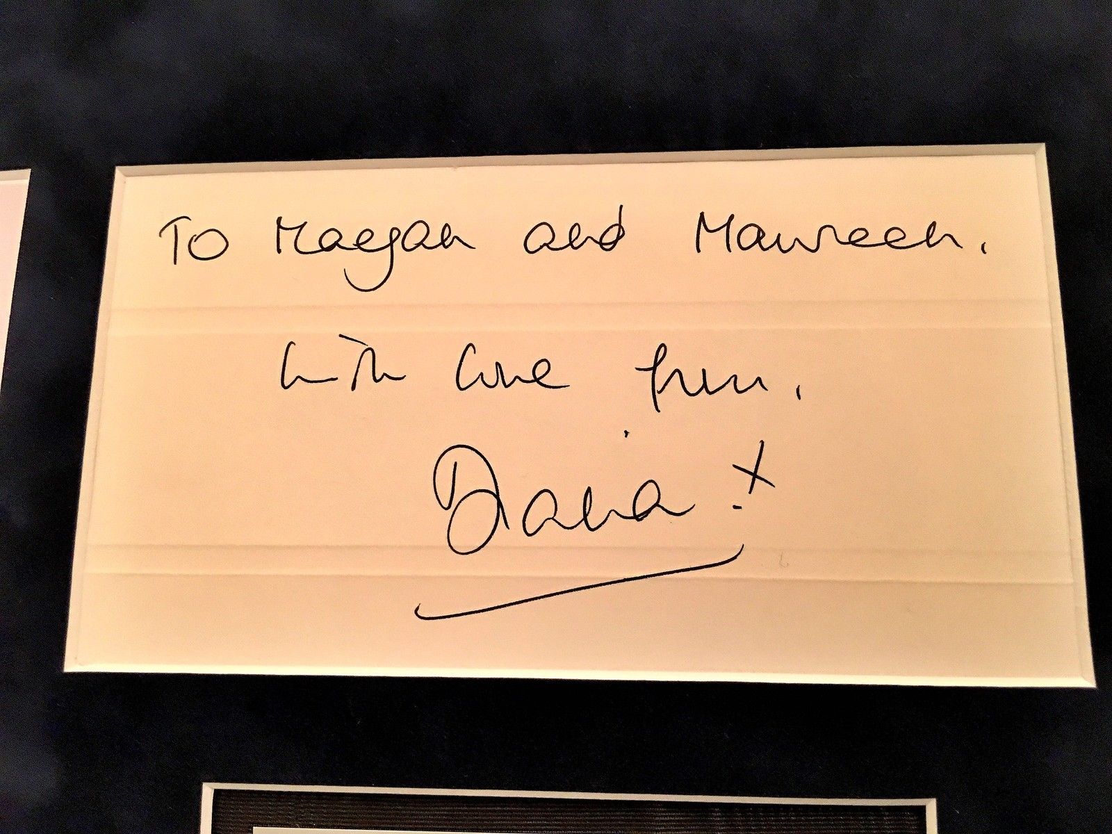 DIANA * Princess of Wales * Scarce Authentic AUTOGRAPH hand SIGNED * CONCORDE