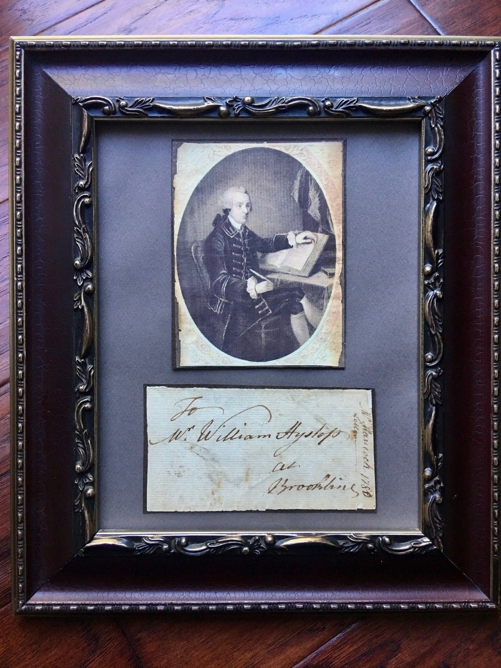 JOHN HANCOCK * Handwritten AUTOGRAPH Free Frank Envelope SIGNED * Dec Signer
