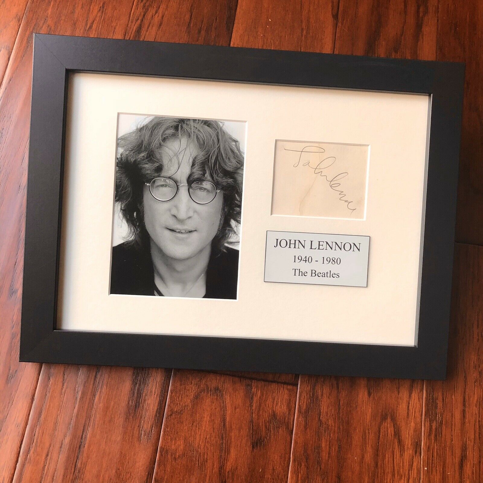 JOHN LENNON * JSA LOA * Autograph 1960’s Card Signature Signed * The Beatles