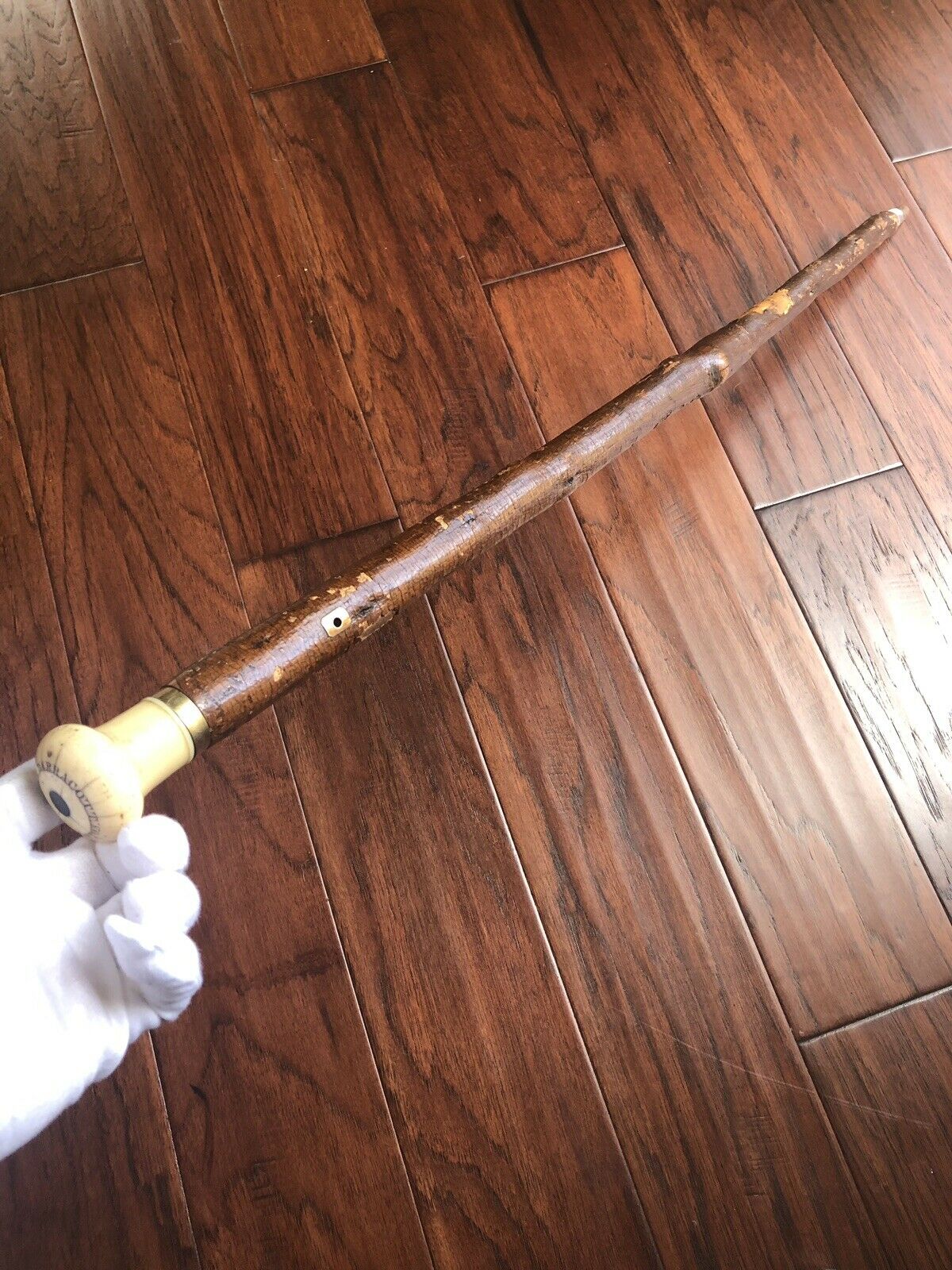 GEORGE WASHINGTON * Cane Crafted From a Mount Vernon Tree Planted By Washington