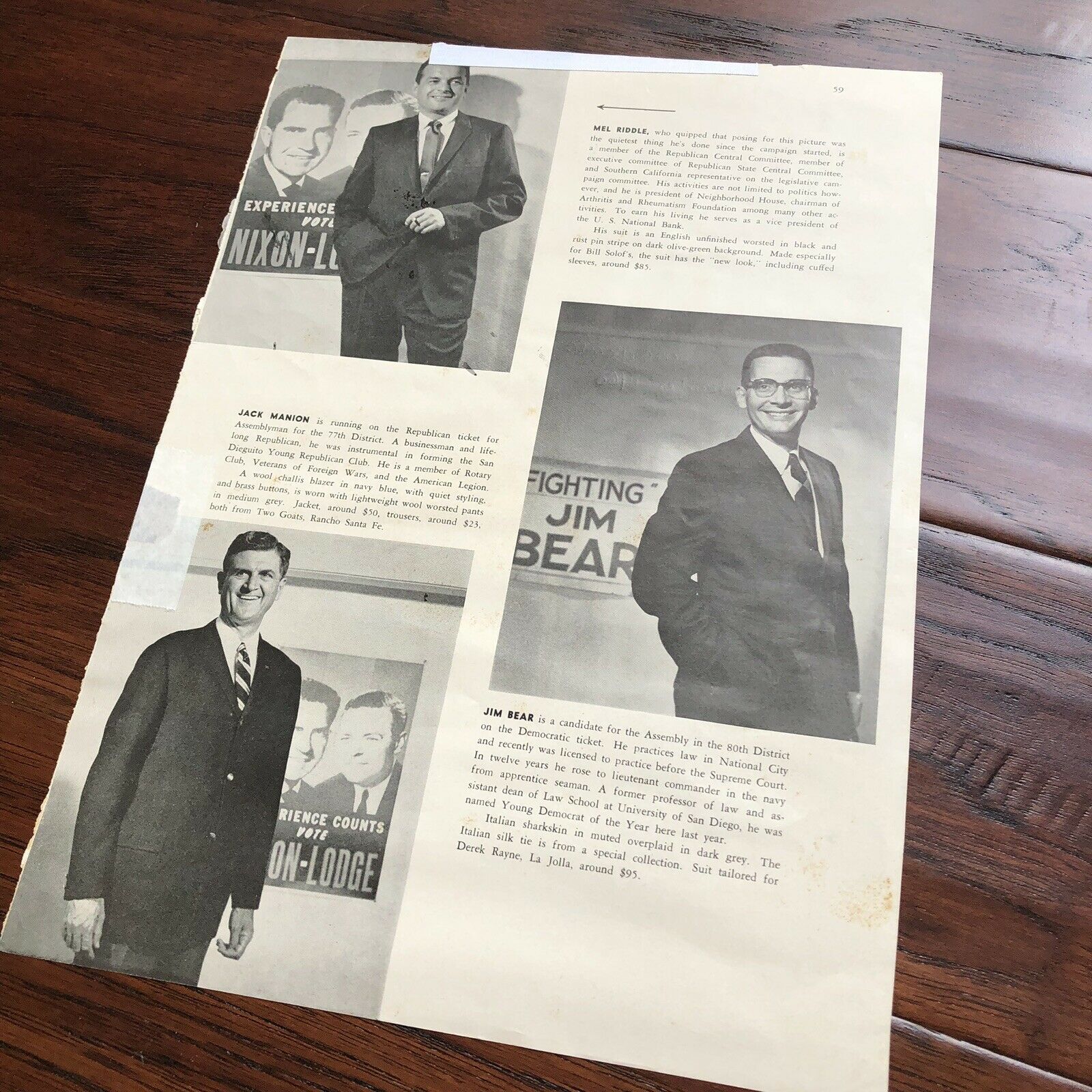 JOHN F. KENNEDY * JSA * 1960 Signed "Voting for Kennedy" Newspaper * Autograph