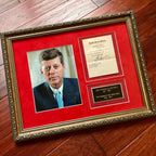 JOHN F. KENNEDY * JSA COA * Scarce Authentic JFK AUTOGRAPH Signed *