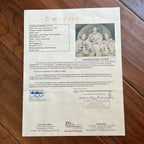 APOLLO 11 * JSA * Uninscribed Crew Signed Red # Photo Autograph Neil Armstrong