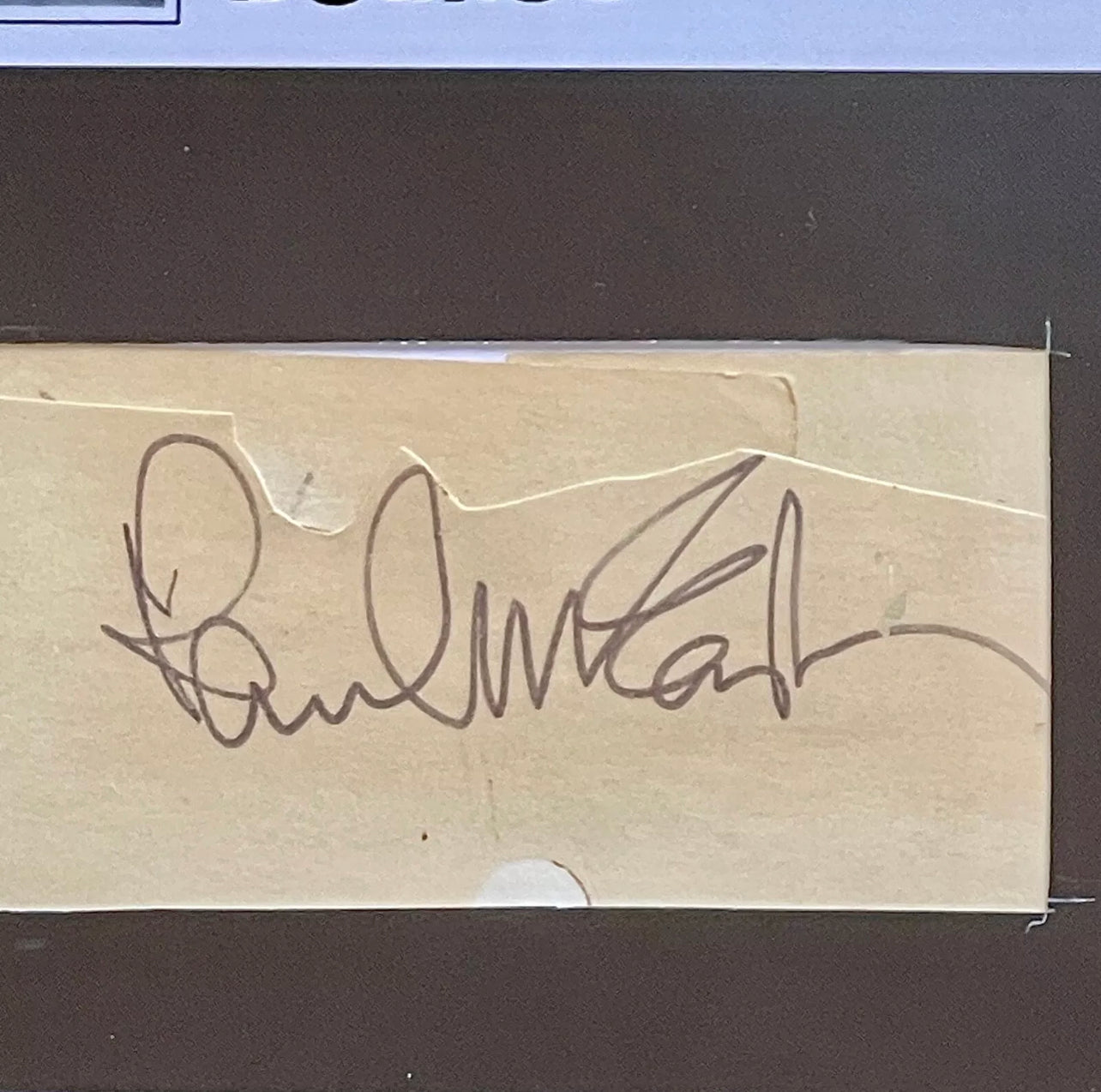 PAUL McCARTNEY * PSA/DNA * MEET THE BEATLES Autograph Custom Card SIGNED