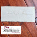 QUEEN ELIZABETH II * JSA LOA * Cut Signature Autograph Signed With Prince Philip