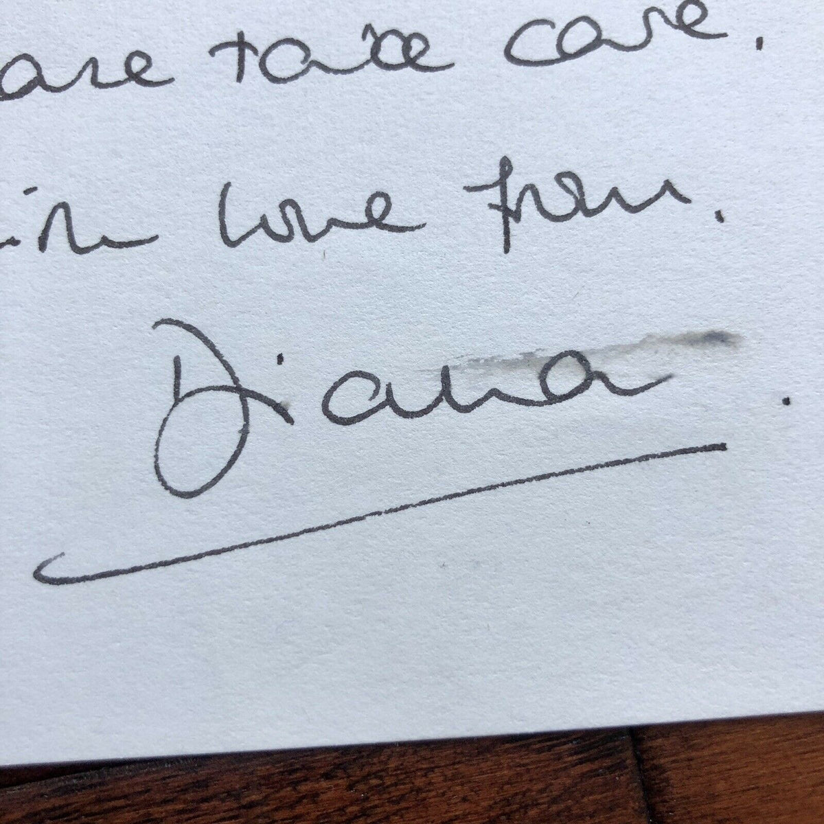 PRINCESS DIANA * BAS Beckett *Autograph Handwritten 3 Page Letter Signed *