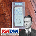 F. SCOTT FITZGERALD * PSA * Autograph UNPUBLISHED POEM Birth Announcement Signed