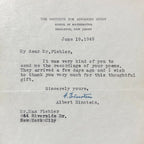ALBERT EINSTEIN * Beckett BAS * Autograph Letter To Philosophy Author Signed *