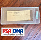 THEODORE ROOSEVELT * PSA/DNA Slabbed * Hand Signed Autograph * as PRESIDENT