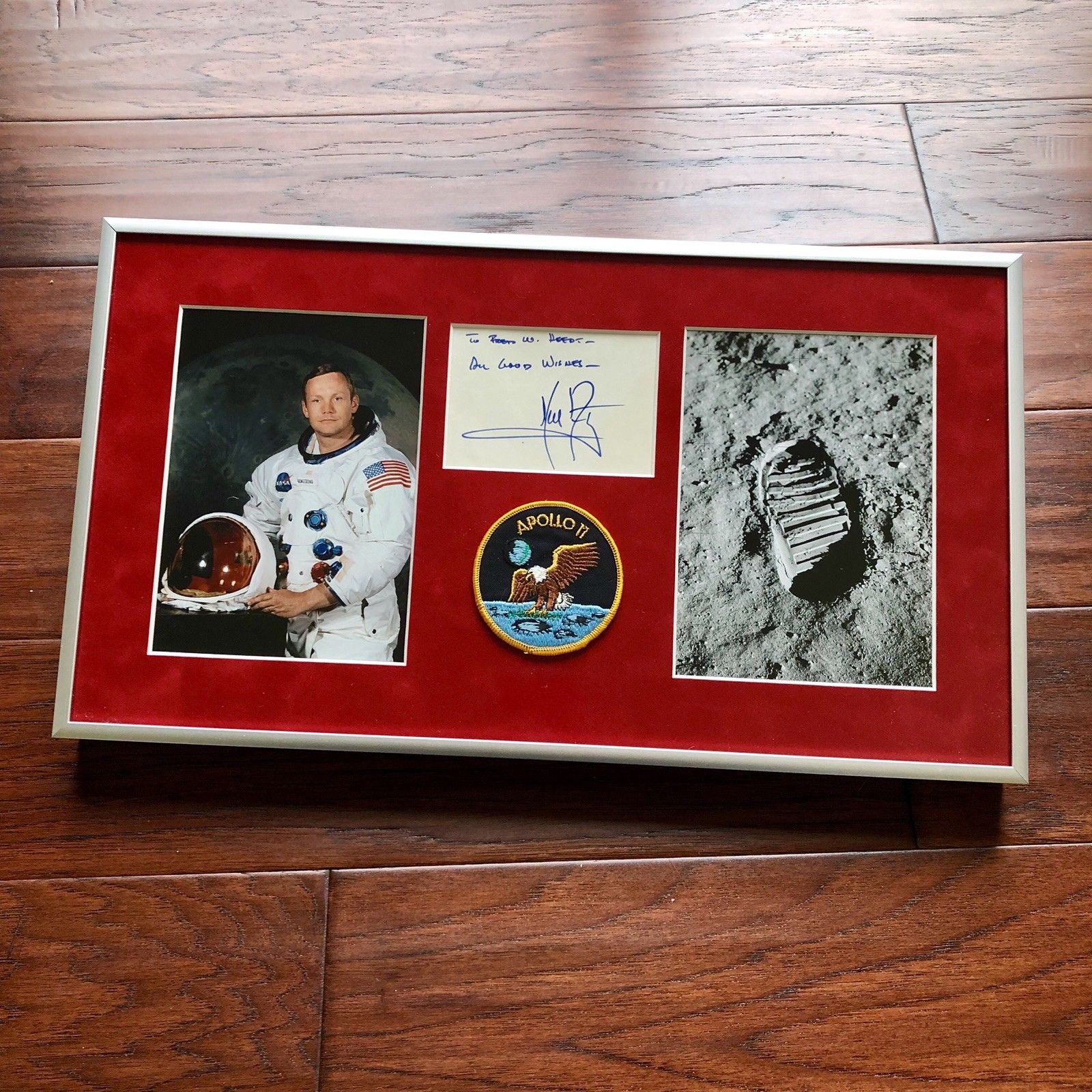 NEIL ARMSTRONG * PSA/DNA Zarelli LOA * Signed Index Card * Apollo 11 Autograph