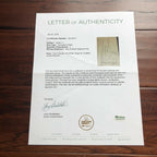 Apollo 1 * JSA * Crew Autograph NASA Document Signed * Roger Chaffee Gus Grissom