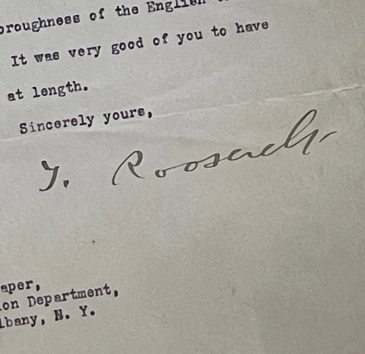 THEODORE ROOSEVELT * PSA/DNA Slabbed * OUTLOOK Autograph Letter Signed