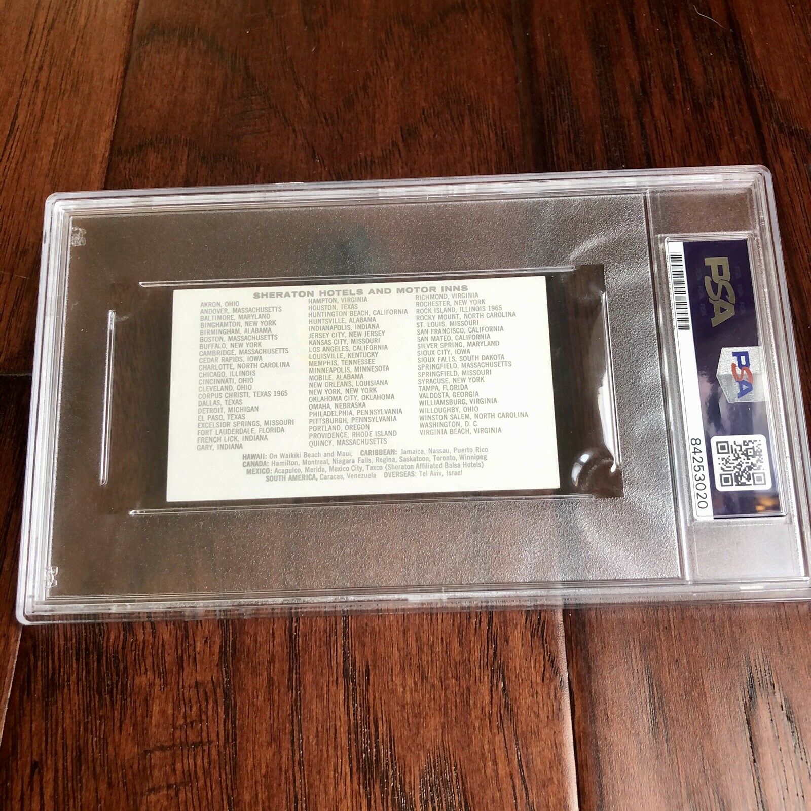 WERNHER VON BRAUN * PSA/DNA Slabbed * Autograph Card Signed * Full Signature